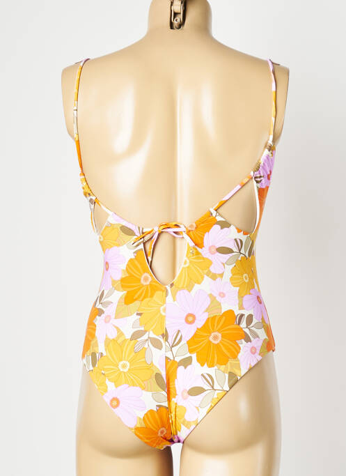 Maillot de bain 1 pièce orange WATERCULT pour femme