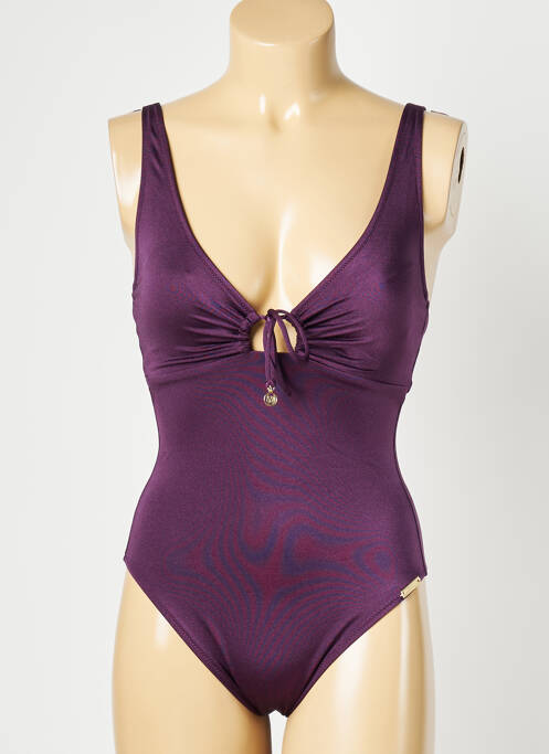 Maillot de bain 1 pièce violet WATERCULT pour femme