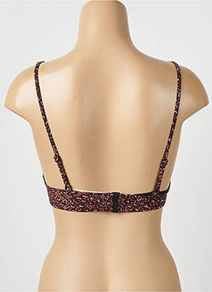 Haut de maillot de bain stretch haut triangles marron WATERCULT femme