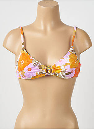 Haut de maillot de bain stretch haut triangles beige WATERCULT femme