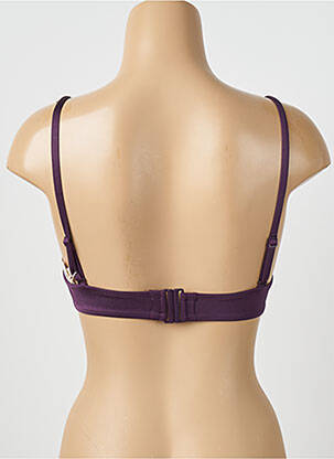 Haut de maillot de bain stretch haut triangles violet WATERCULT femme
