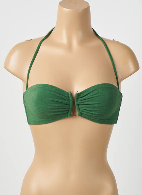 Haut de maillot de bain vert PAIN DE SUCRE pour femme