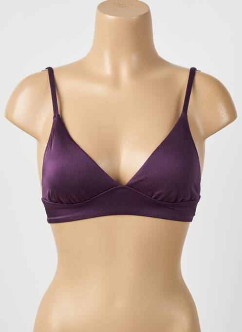 Haut de maillot de bain violet WATERCULT pour femme