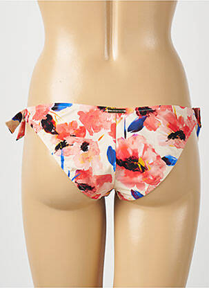 Bas de maillot de bain imprimé fantaisie bikini beige WATERCULT femme