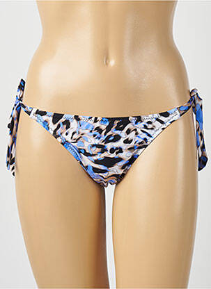 Bas de maillot de bain stretch bikini bleu PAIN DE SUCRE femme