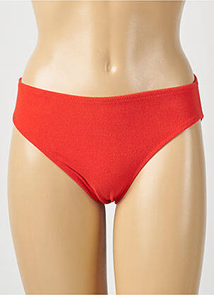 Bas de maillot de bain stretch culotte rouge PAIN DE SUCRE femme