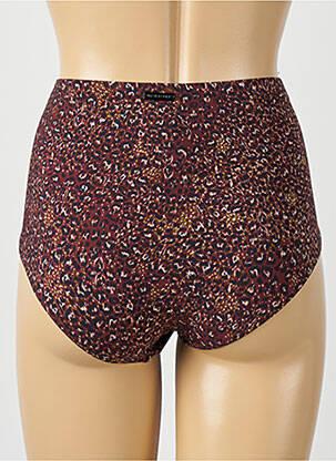 Bas de maillot de bain stretch culotte marron WATERCULT femme