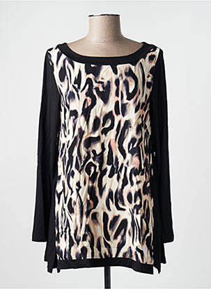 T-shirt manches longues manches longues noir AN II VITO femme
