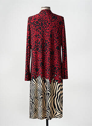 Veste casual manches longues rouge YOEK femme