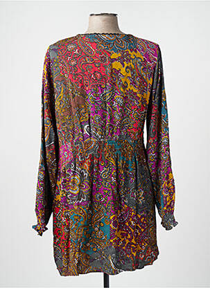 Robe courte manches longues manches longues gris CISO femme