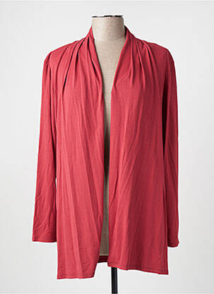 Gilet manches longues stretch rouge RENDEZ-VOUS femme