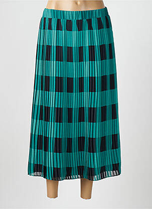 Jupe longue doublure vert YOEK femme
