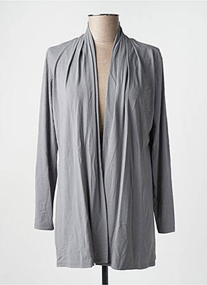 Gilet manches longues gris RENDEZ-VOUS pour femme