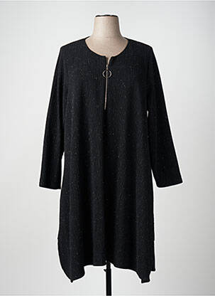 Robe mi-longue noir YOEK pour femme
