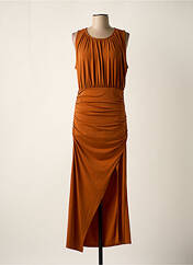 Robe longue orange AWARE BY VERO MODA pour femme seconde vue