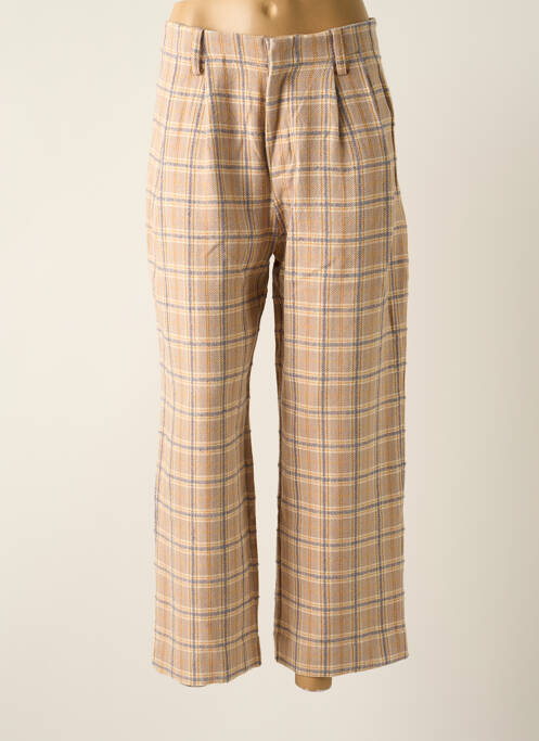 Pantalon 7/8 beige SEE U SOON pour femme