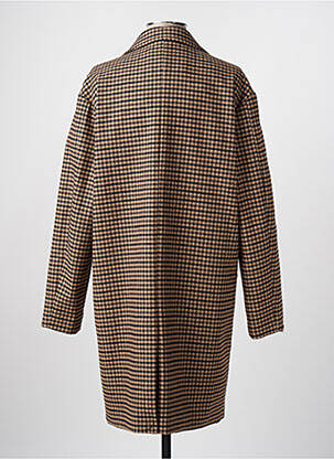Manteau long coupe droite sans capuche marron JACK & JONES homme