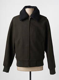 Manteau court col chemisier sans capuche vert JACK & JONES homme