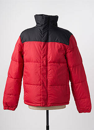 Doudoune poches sans capuche rouge SOLID homme