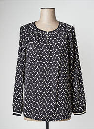Blouse imprimé fantaisie manches longues noir BETTY BARCLAY femme