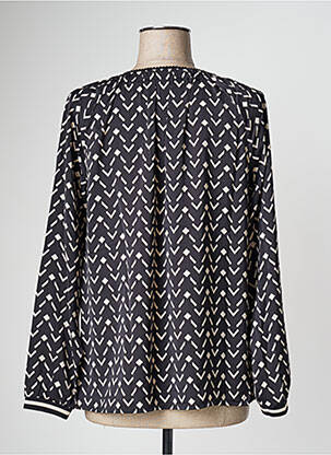 Blouse imprimé fantaisie manches longues noir BETTY BARCLAY femme