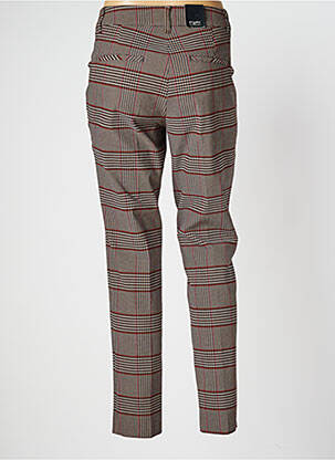 Pantalon slim taille basse taille basse marron STARK femme