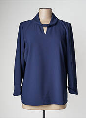 Blouse bleu HORTENSIA pour femme seconde vue