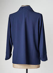 Blouse bleu HORTENSIA pour femme seconde vue