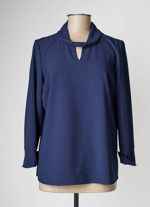 Blouse bleu HORTENSIA pour femme