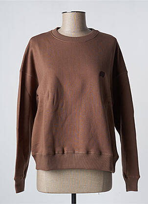 Sweat-shirt marron TRENDSPLANT pour femme