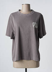 T-shirt gris TRENDSPLANT pour femme seconde vue