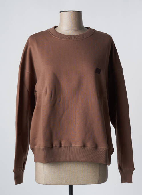 Sweat-shirt marron TRENDSPLANT pour femme