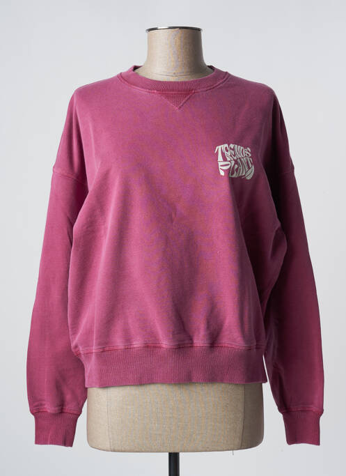 Sweat-shirt rose TRENDSPLANT pour femme