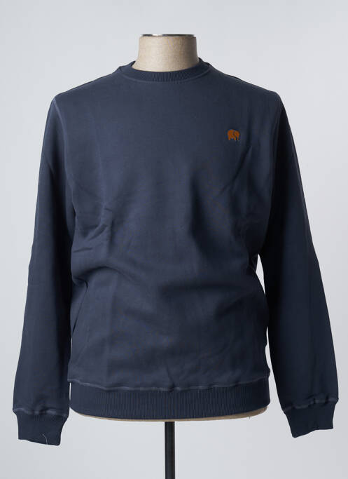 Sweat-shirt bleu TRENDSPLANT pour homme