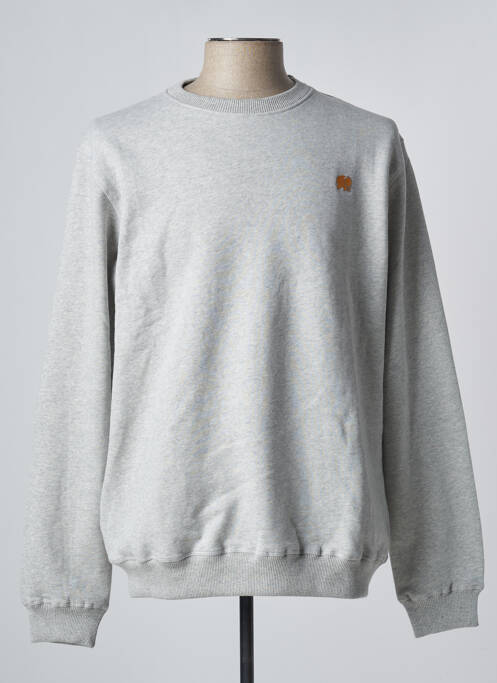 Sweat-shirt gris TRENDSPLANT pour homme