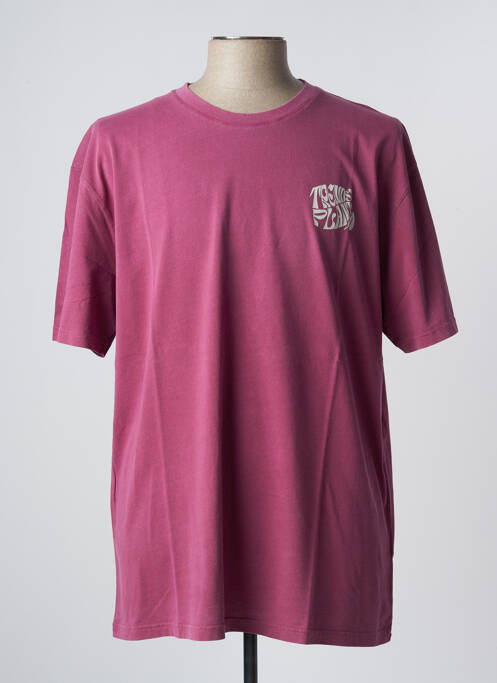 T-shirt rose TRENDSPLANT pour homme