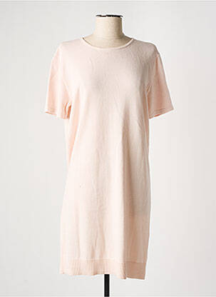 Robe pull stretch manches courtes rose RODIER femme