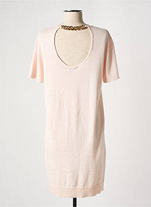 Robe pull stretch manches courtes rose RODIER femme