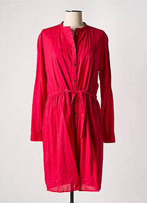 Robe mi-longue manches longues manches longues rose COMPTOIR DES COTONNIERS femme