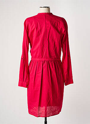 Robe mi-longue manches longues manches longues rose COMPTOIR DES COTONNIERS femme