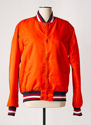 Doudoune poches sans capuche orange SWEET PANTS femme