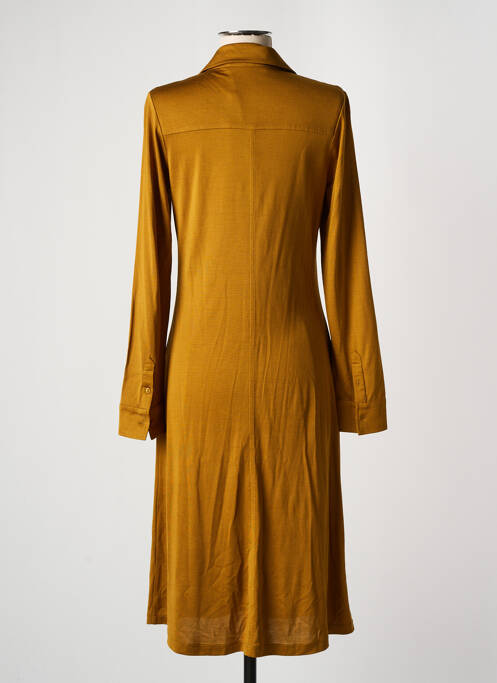 Robe mi-longue jaune COMPTOIR DES COTONNIERS pour femme