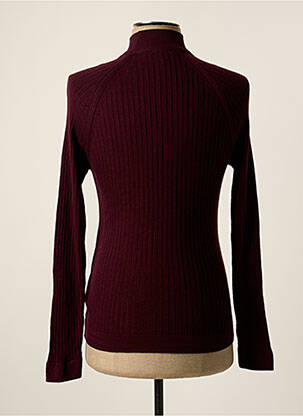 Pull stretch manches longues violet DEFACTO homme