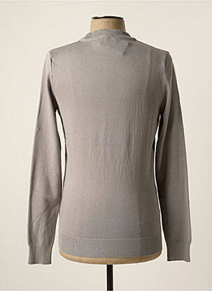 Pull stretch manches longues gris DEFACTO homme