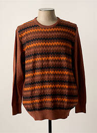 Pull stretch manches longues orange STATE OF ART homme