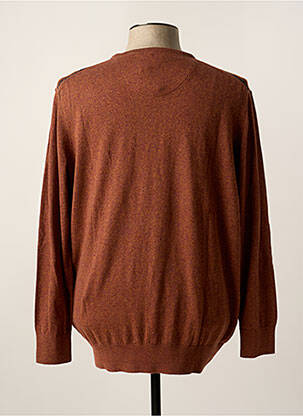 Pull stretch manches longues orange STATE OF ART homme