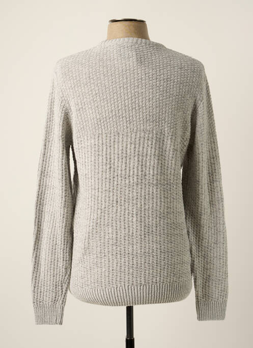 Pull stretch manches longues gris DEFACTO homme