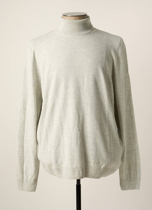 Pull col roulé gris DEFACTO pour homme