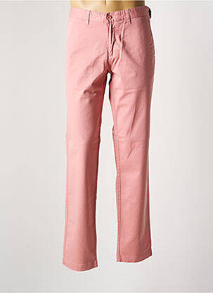 Pantalon chino tissage popeline rose LOIS homme