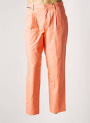 Pantalon chino tissage popeline orange TOMMY HILFIGER homme